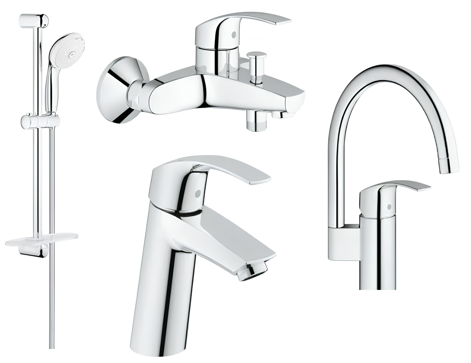 Набір змішувачів Grohe Eurosmart M-Size (123248MK)