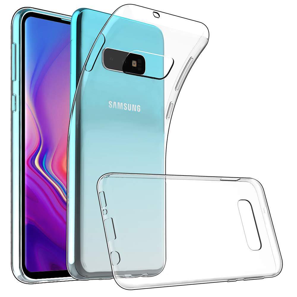 Прозрачный Чехол Samsung Galaxy S10e (ультратонкий силиконовый) (08892)