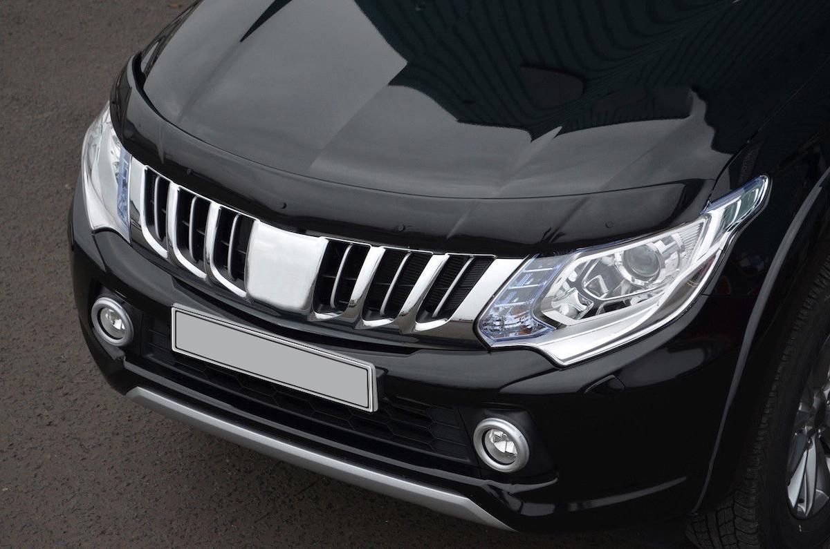 Дефлектор капота EuroCap для Mitsubishi L200 2015-2019 гг. (2665905944)