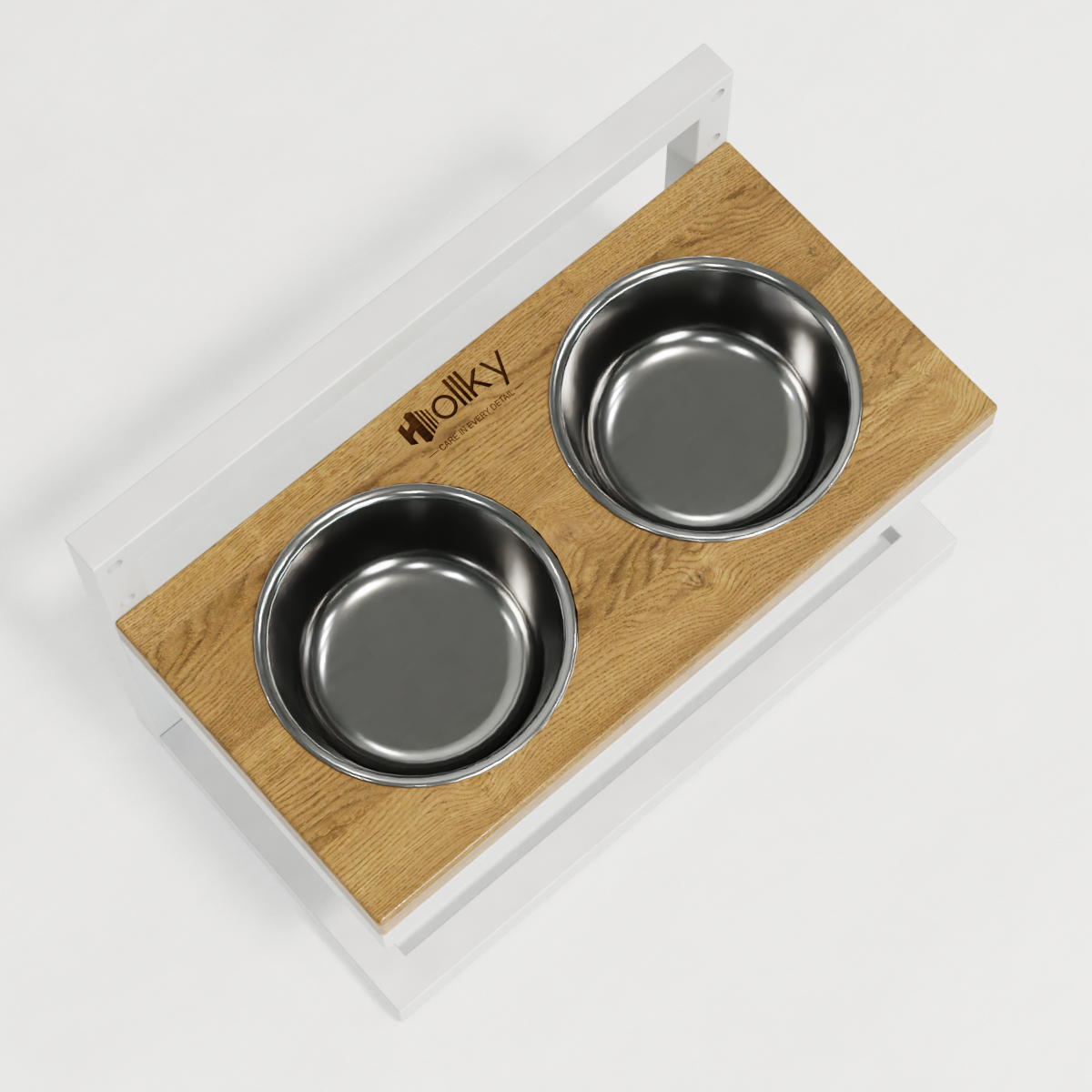 Миски на подставке с регулировкой высоты Hollky Flex S FS (422523-WHNT) - фото 3 Миски на подставке с регулировкой высоты Hollky Flex S FS (422523-WHNT) - фото 3