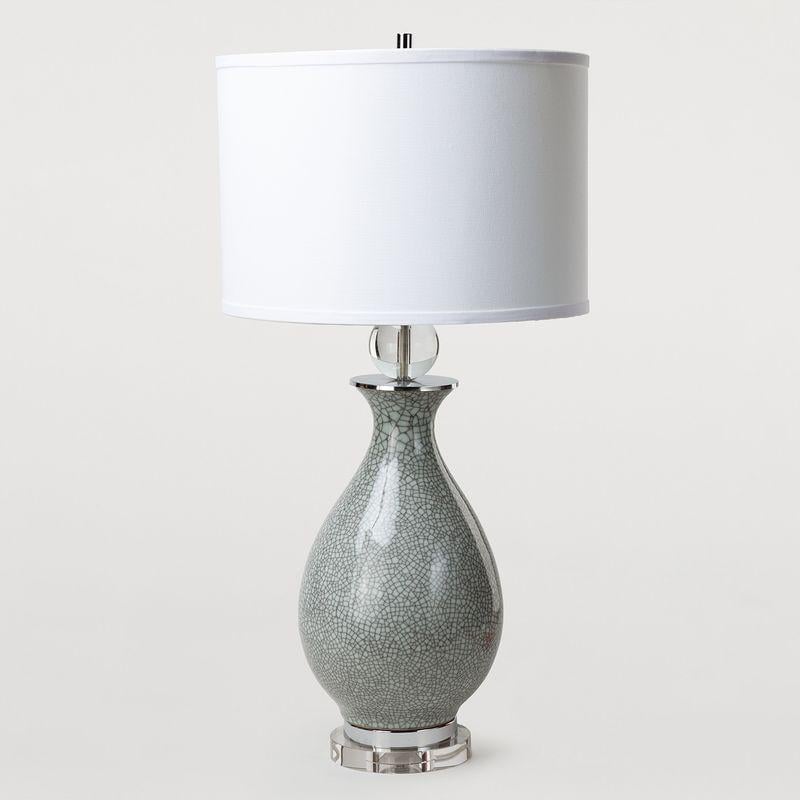 Настільна лампа з абажуром Crestview Collection Jarvis керамічна (25604298)