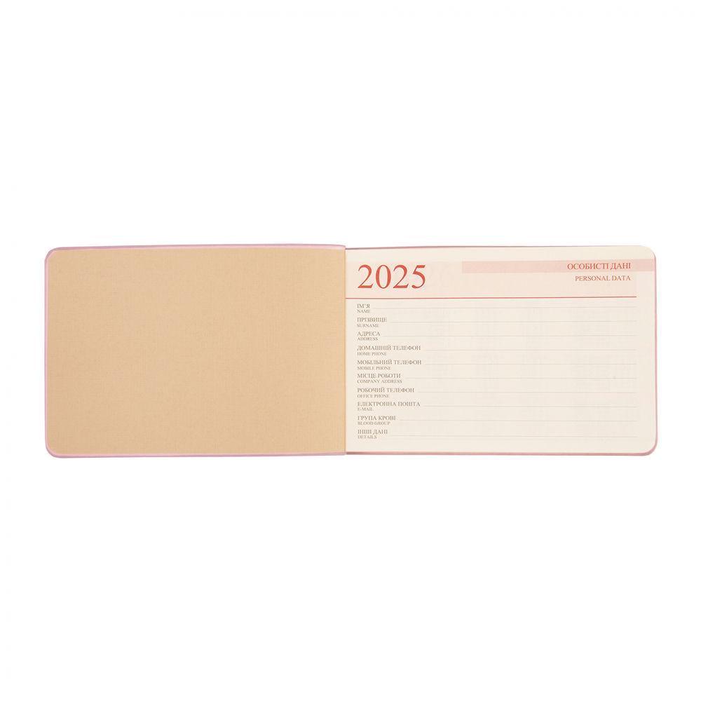 Еженедельник карманный 2025 Leo Planner Monaco 100x150 мм 128 стр. Розовый (252563) - фото 5