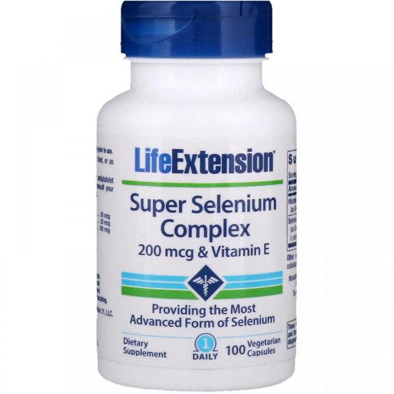 Комплекс Селен и Молибден Life Extension Super Selenium Complex 100 капсул