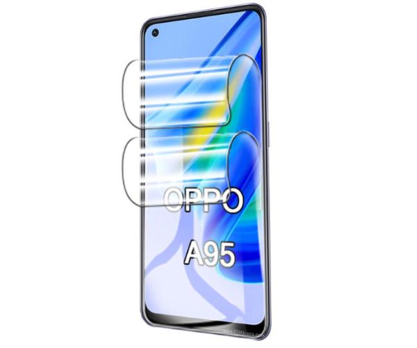 Противоударная гидрогелевая пленка Hydrogel Film для Oppo A95, Transparent