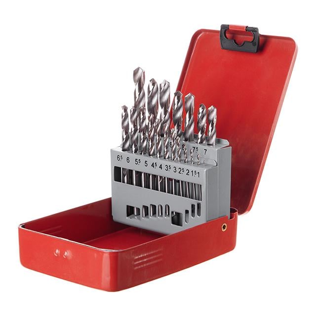 Набор сверл по металлу Intertool HSS 19 ед. 1.0-10.0 полированная сталь (SD-0119)