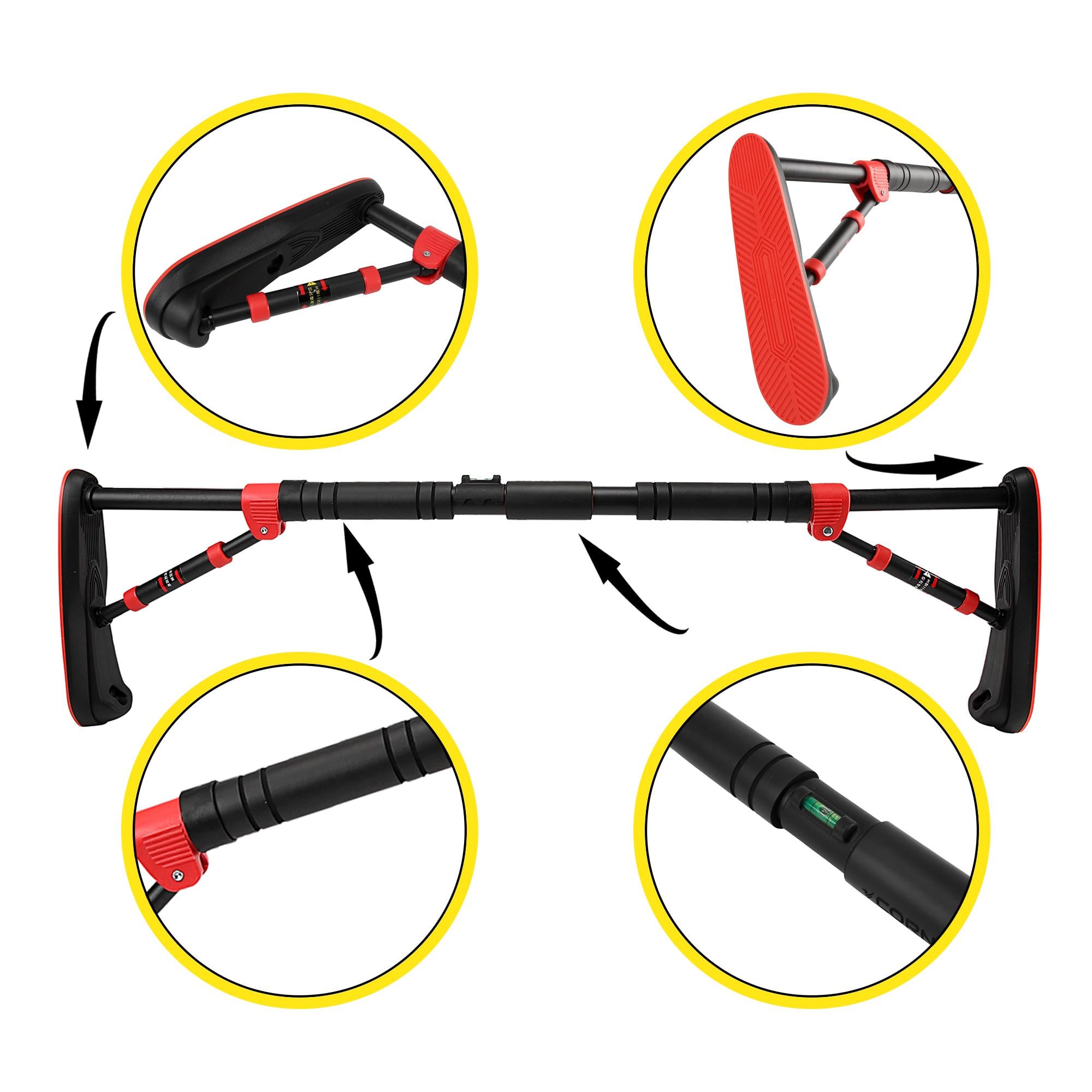 Турнік розсувний Cornix Elite XR-0290 80-120 см Black/Red (25802170) - фото 6 Турнік розсувний Cornix Elite XR-0290 80-120 см Black/Red (25802170) - фото 6