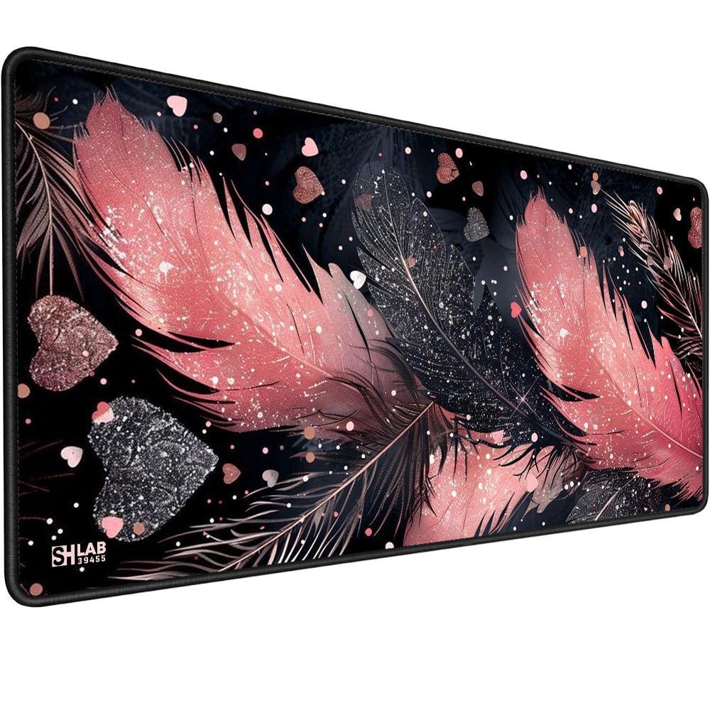 Игровая поверхность SHLab Black and Pink Feathers With Hearts SHM-1143 70х30 см (39455) Игровая поверхность SHLab Black and Pink Feathers With Hearts SHM-1143 70х30 см (39455)