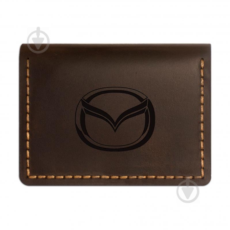 Кожаная обложка для автодокументов Anchor Stuff Mazda Коричневый (as150402-6)