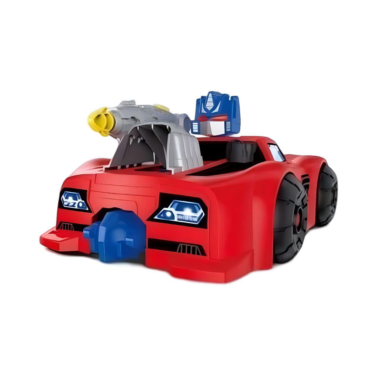 Гараж 17822 с большим трансформированным грузовиком стреляющим снарядами и комплектом из 4 машинок