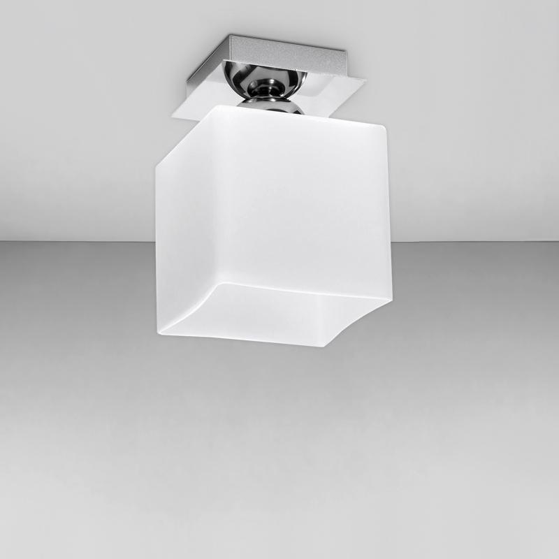 Люстра потолочная Light House S-18110/1 120х120х180 мм Хром/Белый