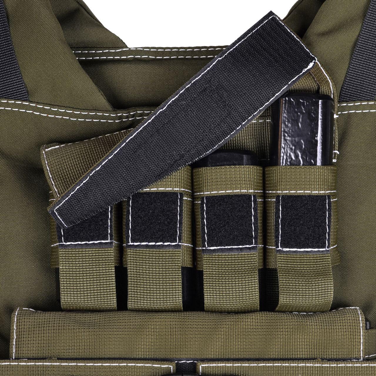 Жилет обважнювач для спорту MegaShape 10 кг Хакі (WV10-02) - фото 7