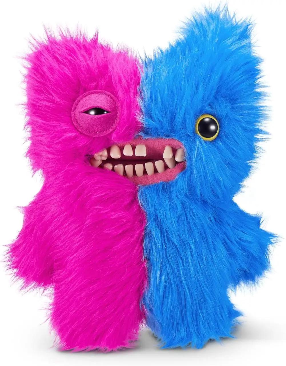 Мягкая игрушка монстр Фаглер ZURU Fuggler Misfit Monsters Mr Screech высота 22 см от 4 лет Сине-фиолетовый (SKU-370)