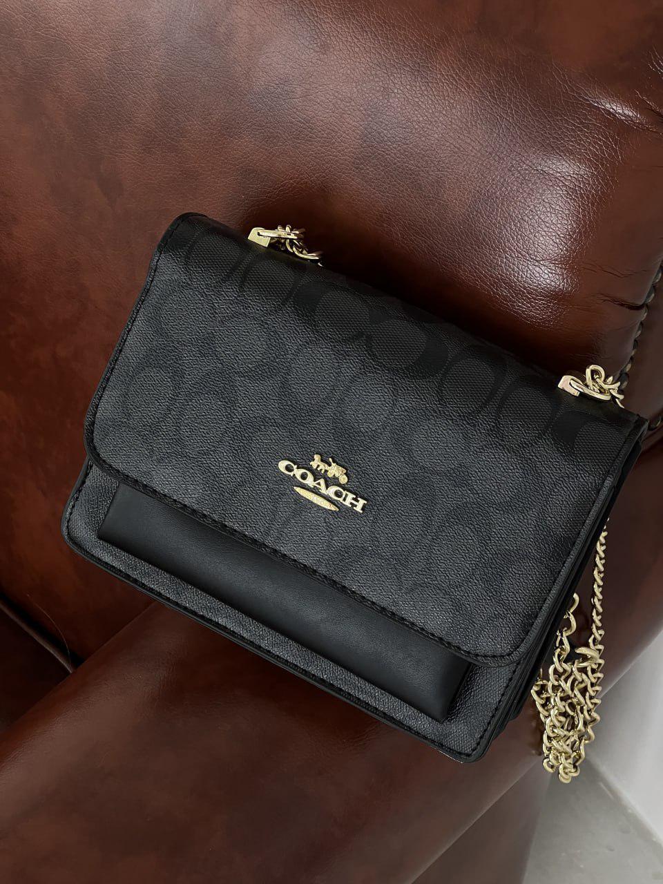 Жіноча сумка в стилі Coach Mini Klare Crossbody Чорний (20064-4)