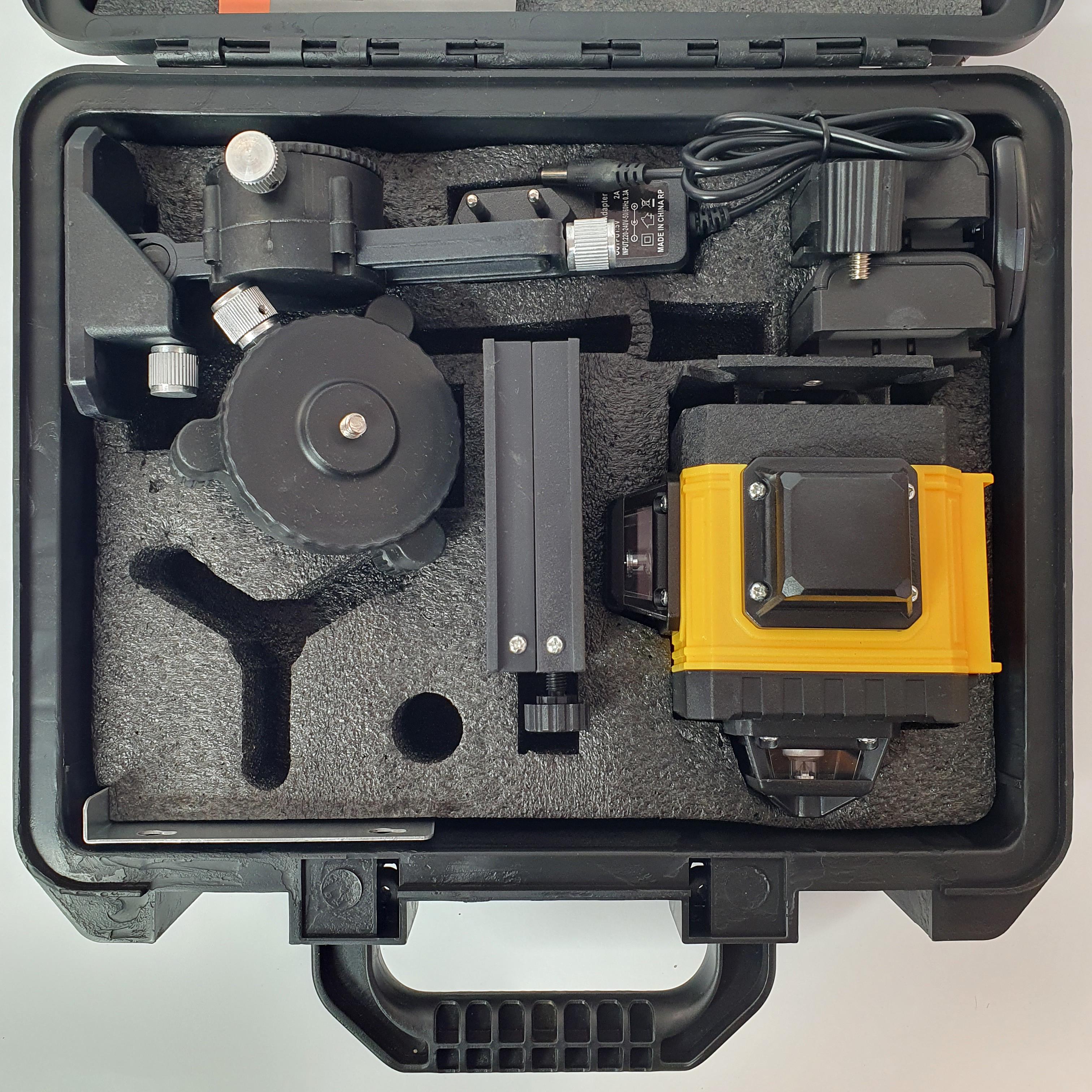 Уровень лазерный Нивелир Dw-01 4D Зеленый (16971142) - фото 14