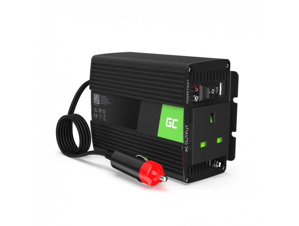 Інвертор Green Cell 24V 230V 150W/300W (INV30UK)