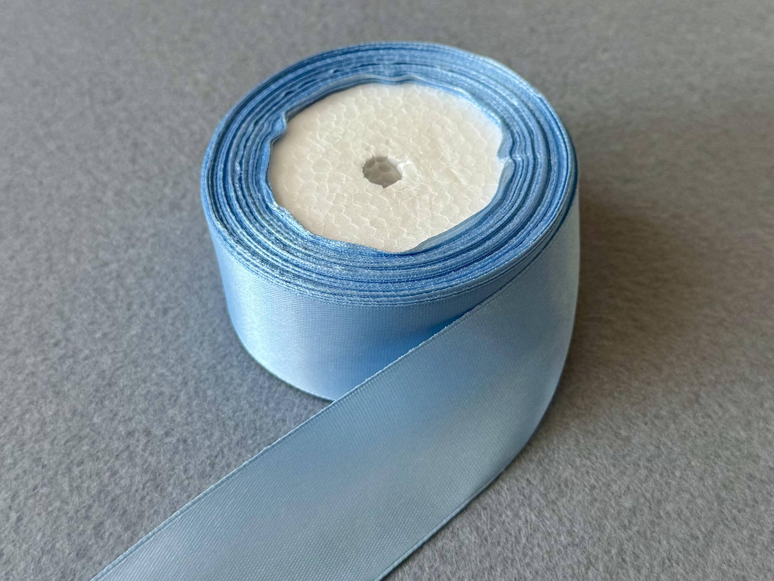 Лента атласная 4 см Голубой (22261)