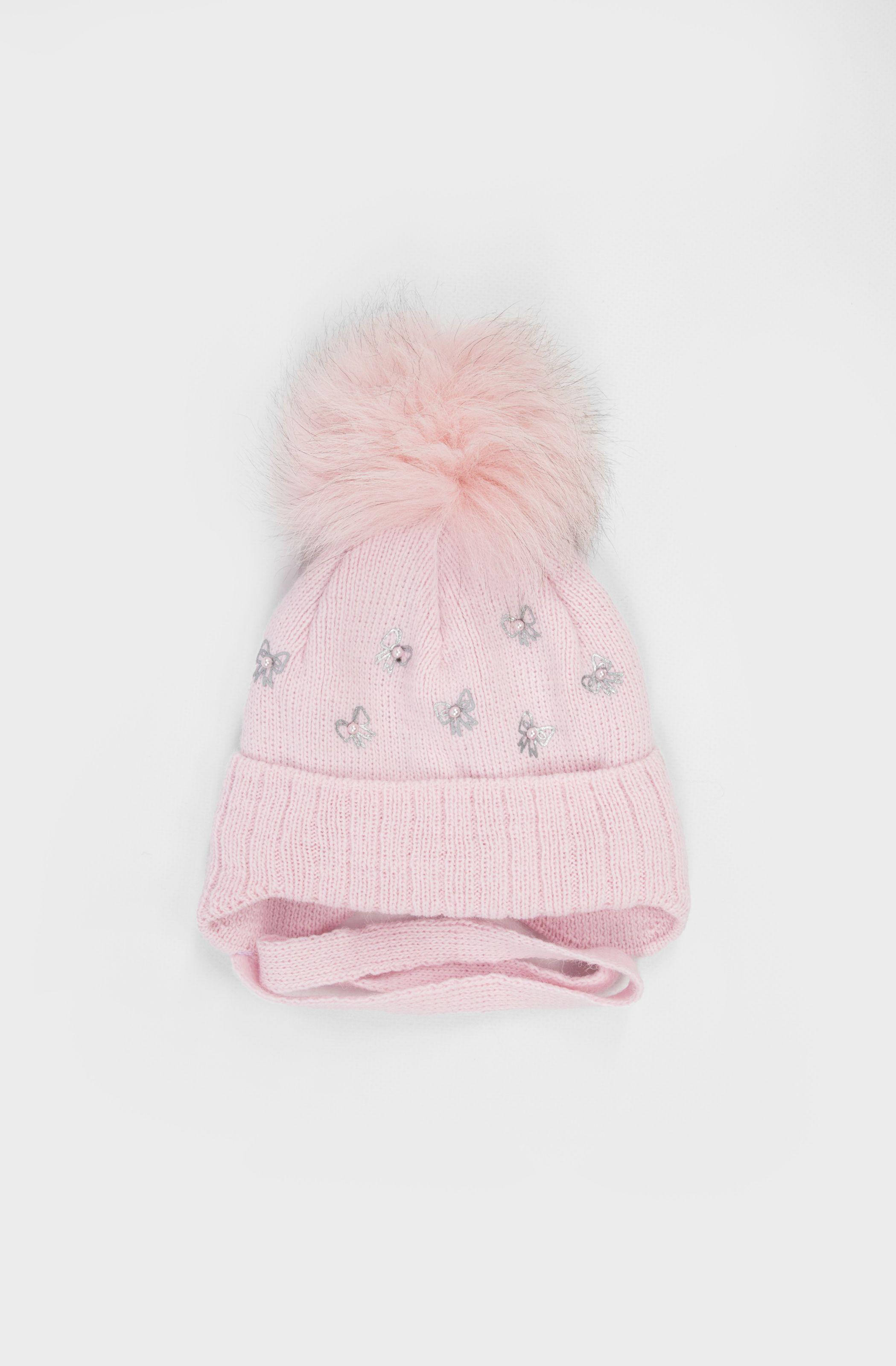 Шапка для девочки 42-44 см Светло-розовый (ЦБ-00234991)