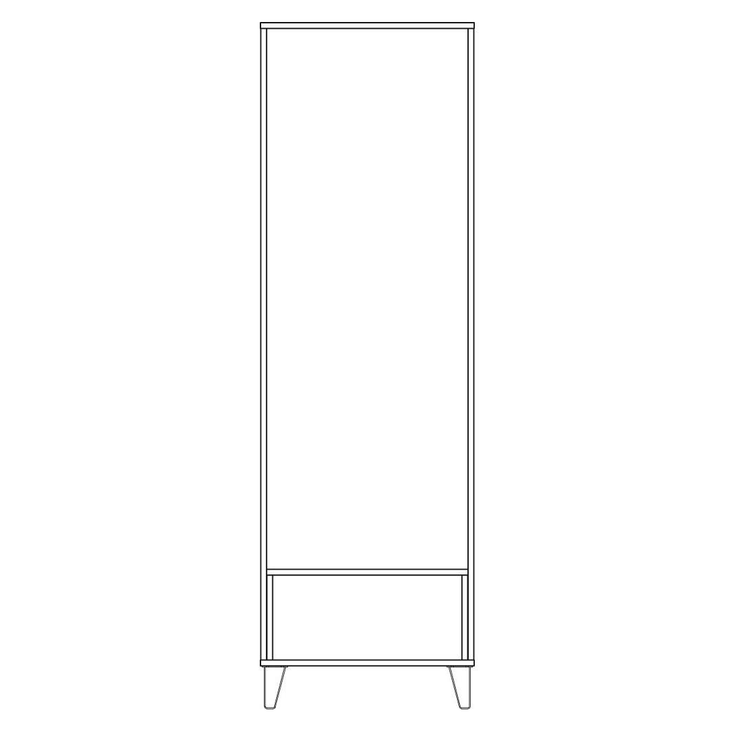 Вешалка 2ДМ Світ меблів Донна 600х350х1920 мм ДСП/МДФ Дуб Борас/Белый - фото 4 Вешалка 2ДМ Світ меблів Донна 600х350х1920 мм ДСП/МДФ Дуб Борас/Белый - фото 4