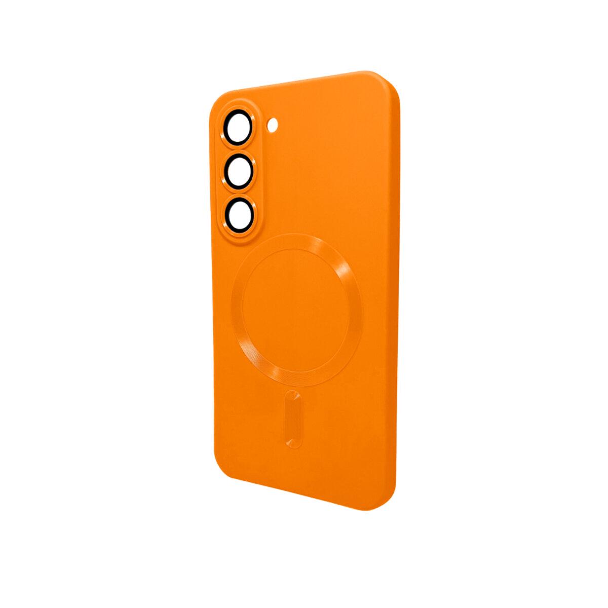 Противоударный чехол для Samsung Galaxy S23 Cosmic Frame MagSafe Color / Orange