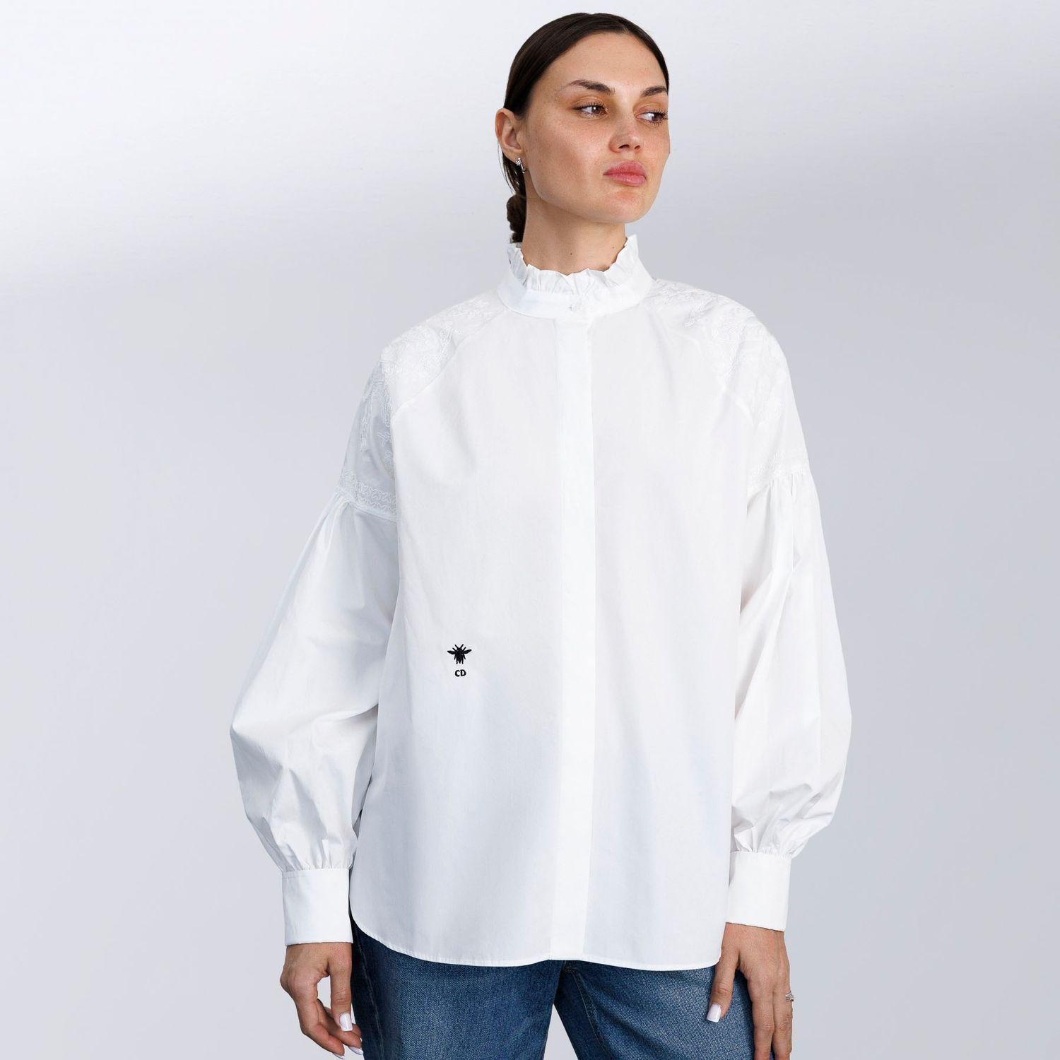 Блузка жіноча повсякденна Christian Dior M Білий (2797308091)