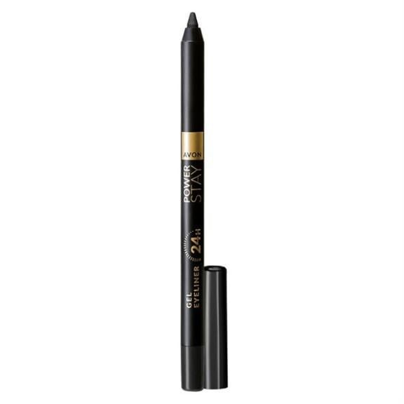Карандаш для глаз гелевой Avon Power Stay 24-Hour Gel Eyeliner 1,2 г Черный (12120512)