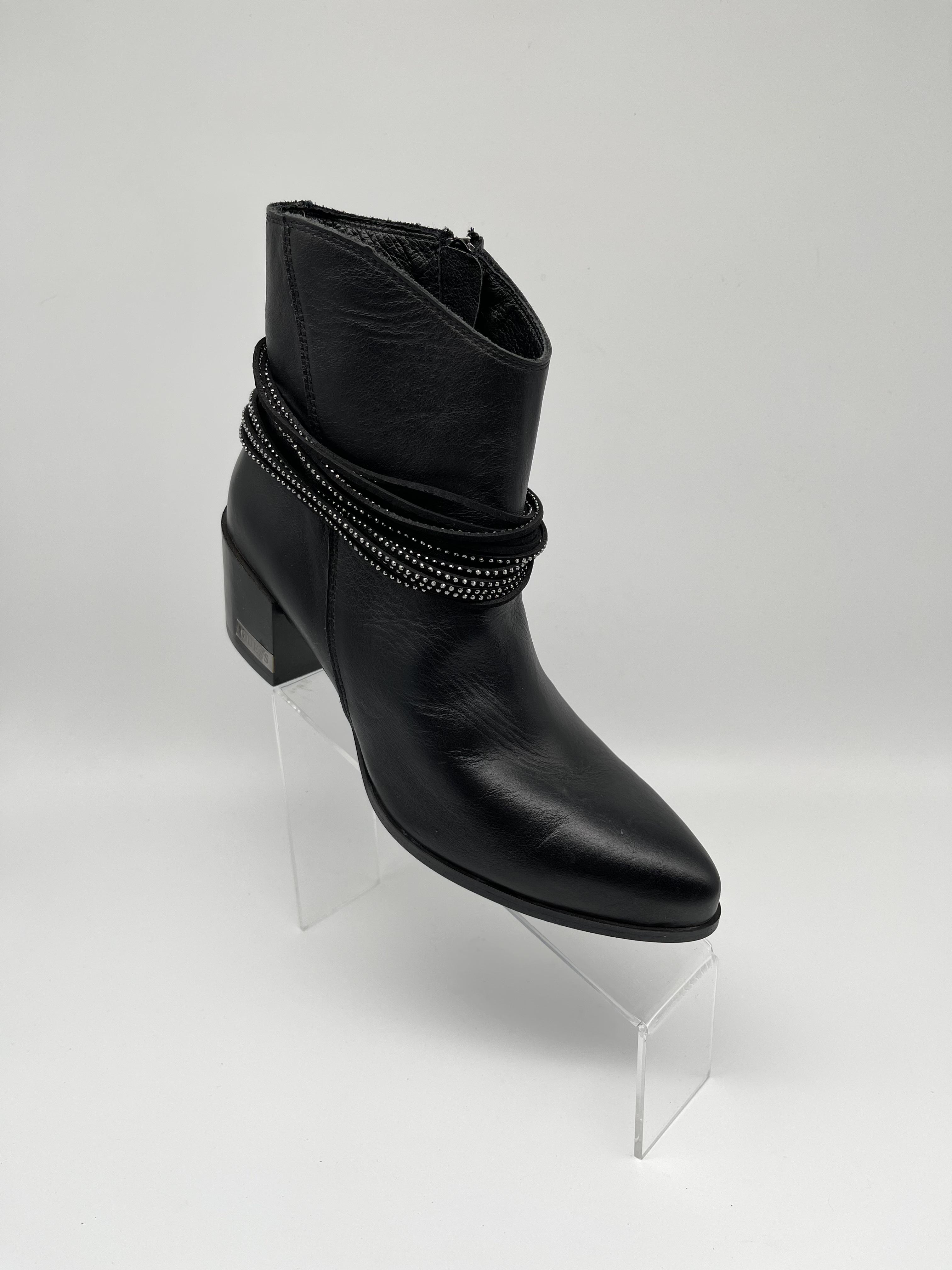 Ботильоны женские Guess 430W р. 37 Черный