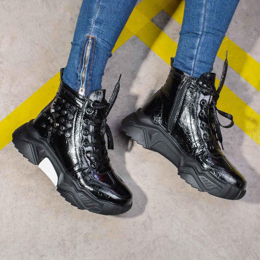 Ботинки женские полуспортивные зимние 326661 р. 39 24,5 см