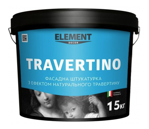 Штукатурка для стен Element Decor Travertino 15 кг (27709796)