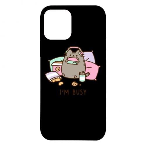 Чехол для iPhone 12 Pusheen I'm Busy