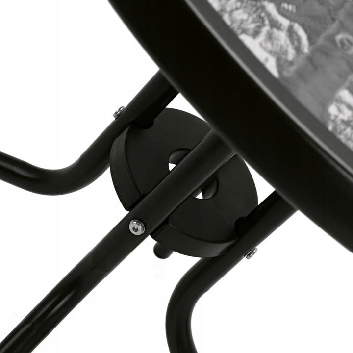 Стол стеклянный садовый для террасы Bonro B-60 Черный (5159) - фото 7 Стол стеклянный садовый для террасы Bonro B-60 Черный (5159) - фото 7