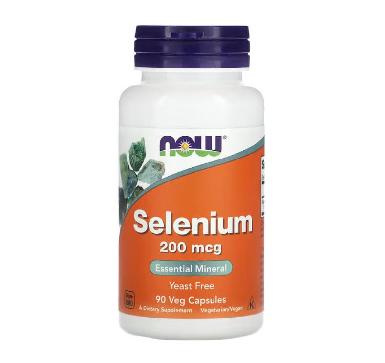 Селен NOW SELENIUM 200 мг 90 кап.