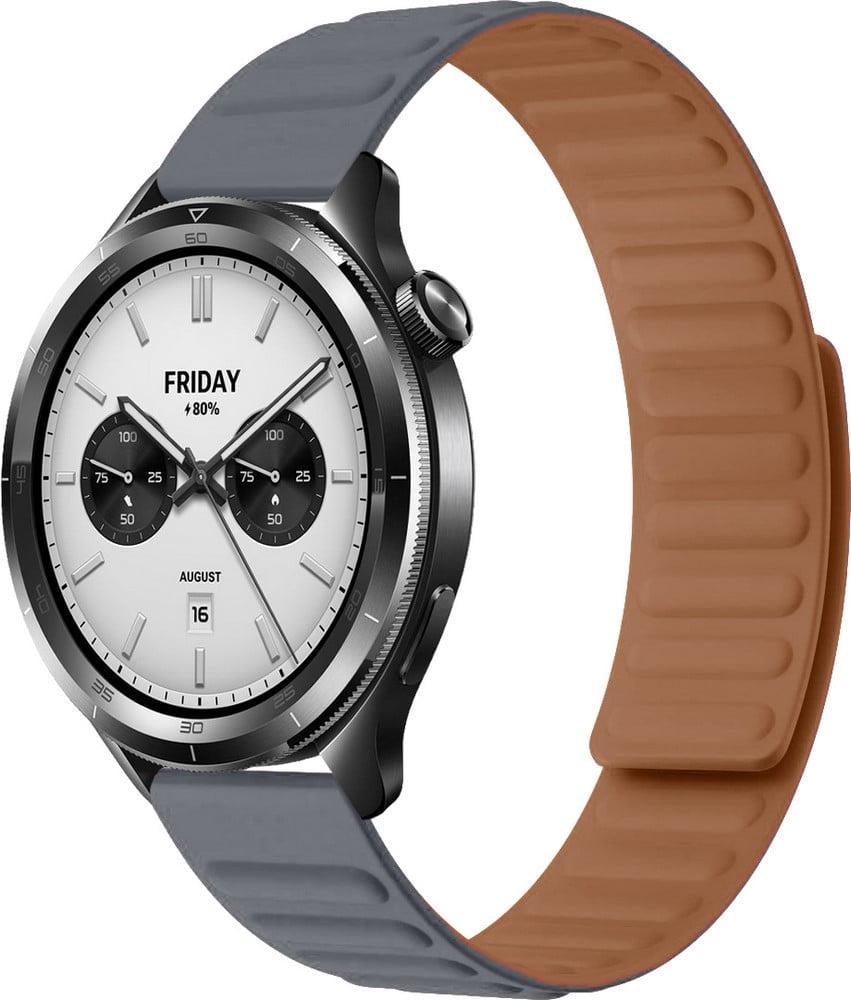 Ремешок магнитный Magneter для Xiaomi Watch S4 47 мм Grey (40578-33)