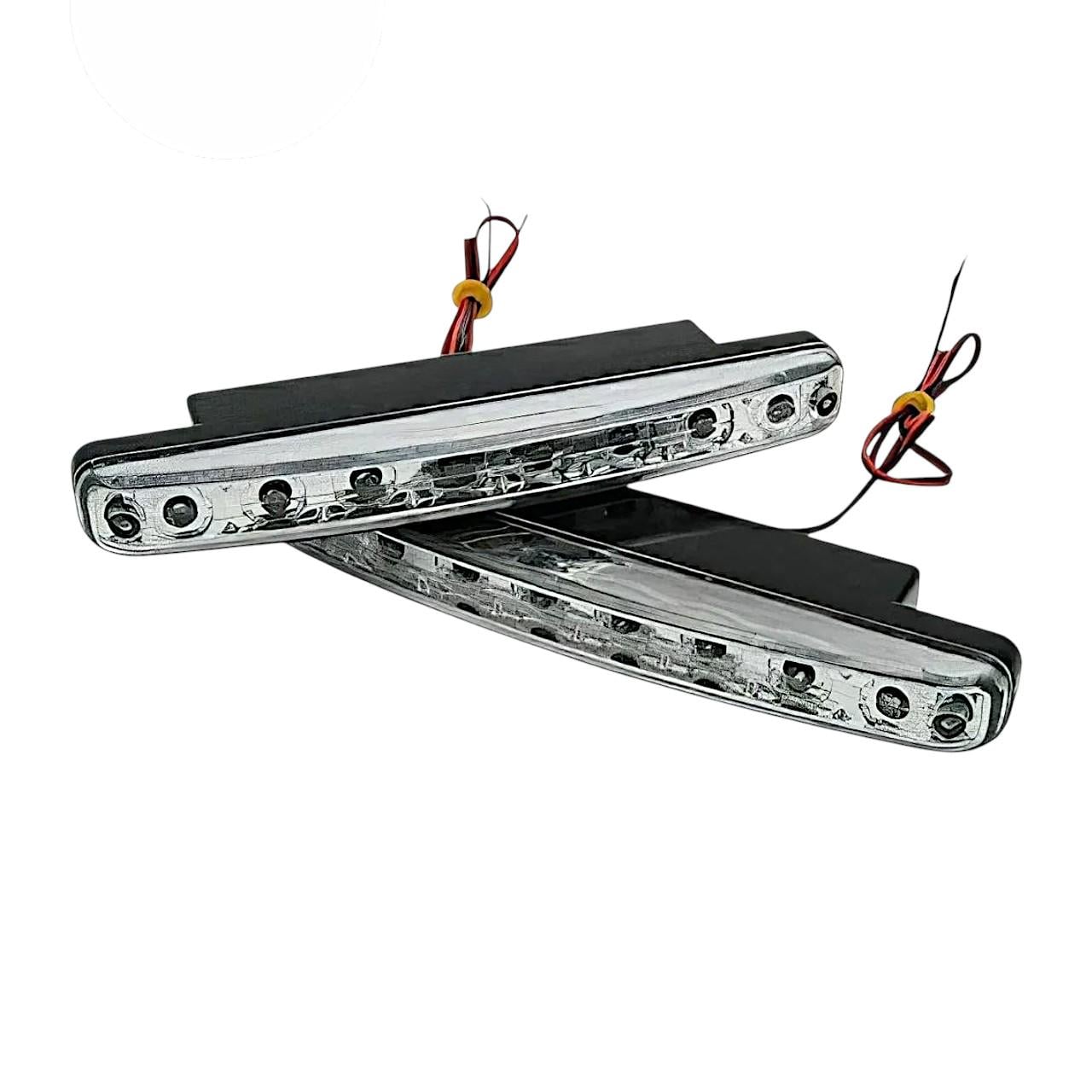 Ходові вогні універсальні денні Riloer Daytime Running Lights 8 LED DRL 2 шт. (34640511)