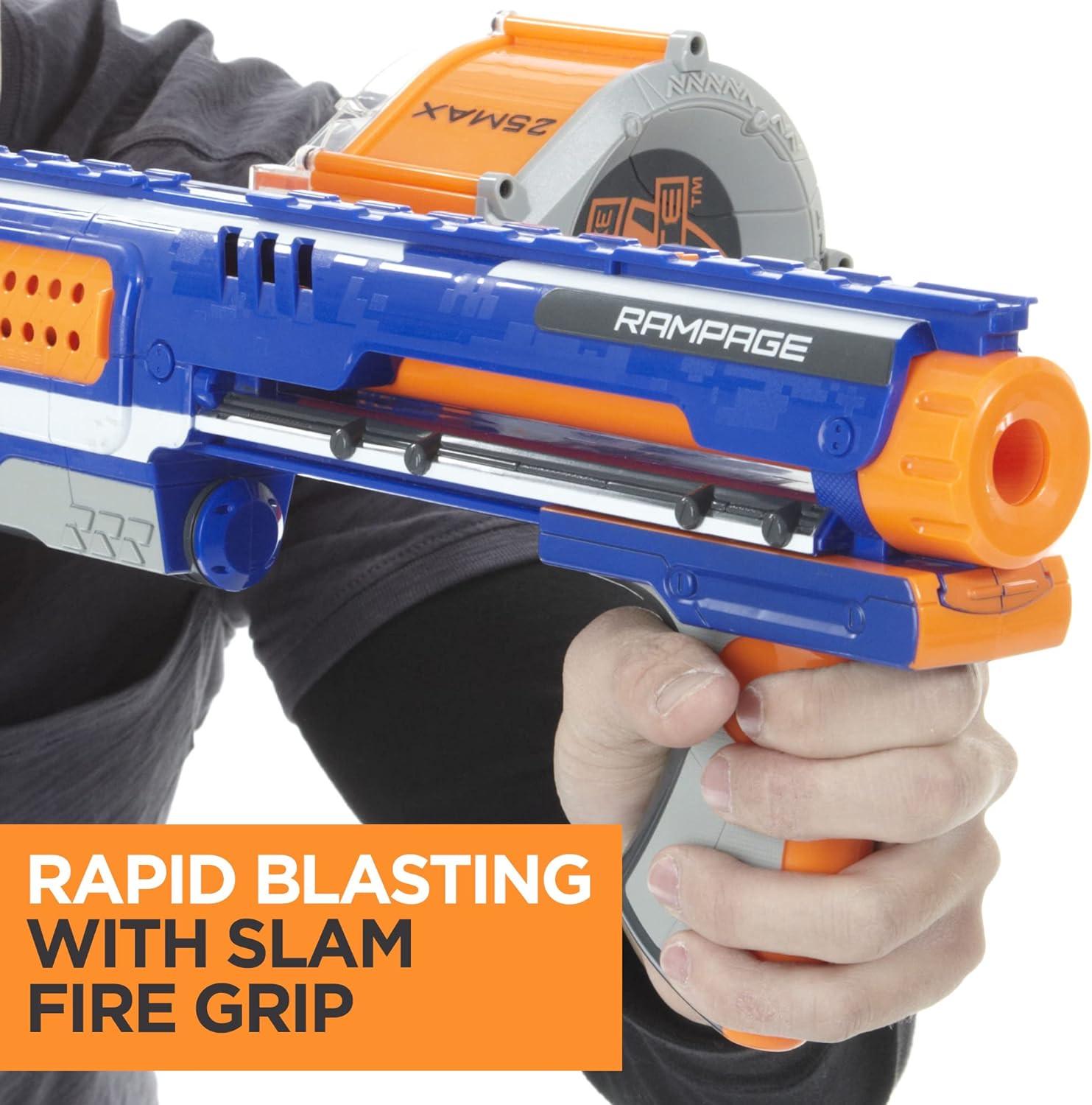 Бластер NERF Rampage N-Strike Elite Blaster - фото 3