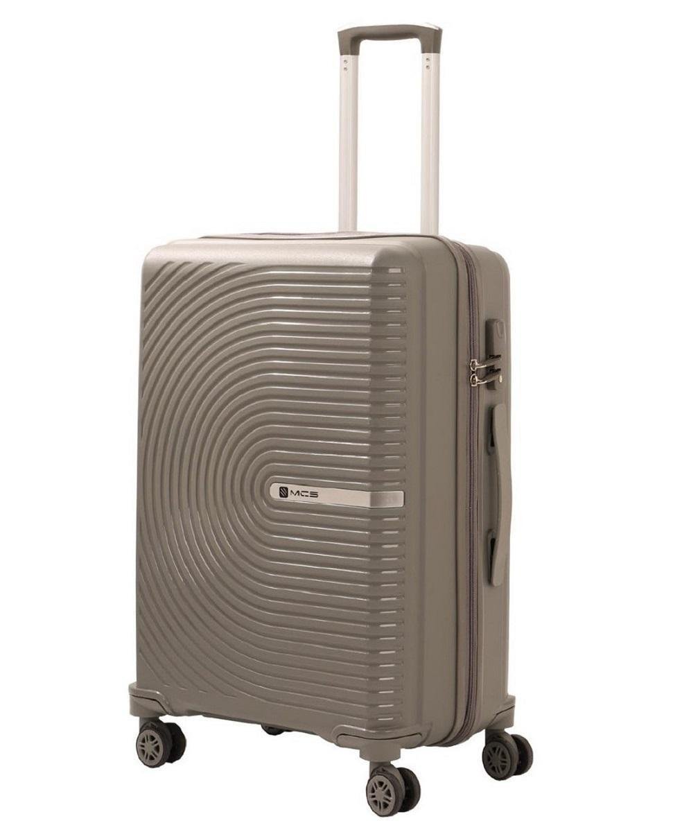 Чемодан пластиковый MCS V374 средний Серый (Mp00124)