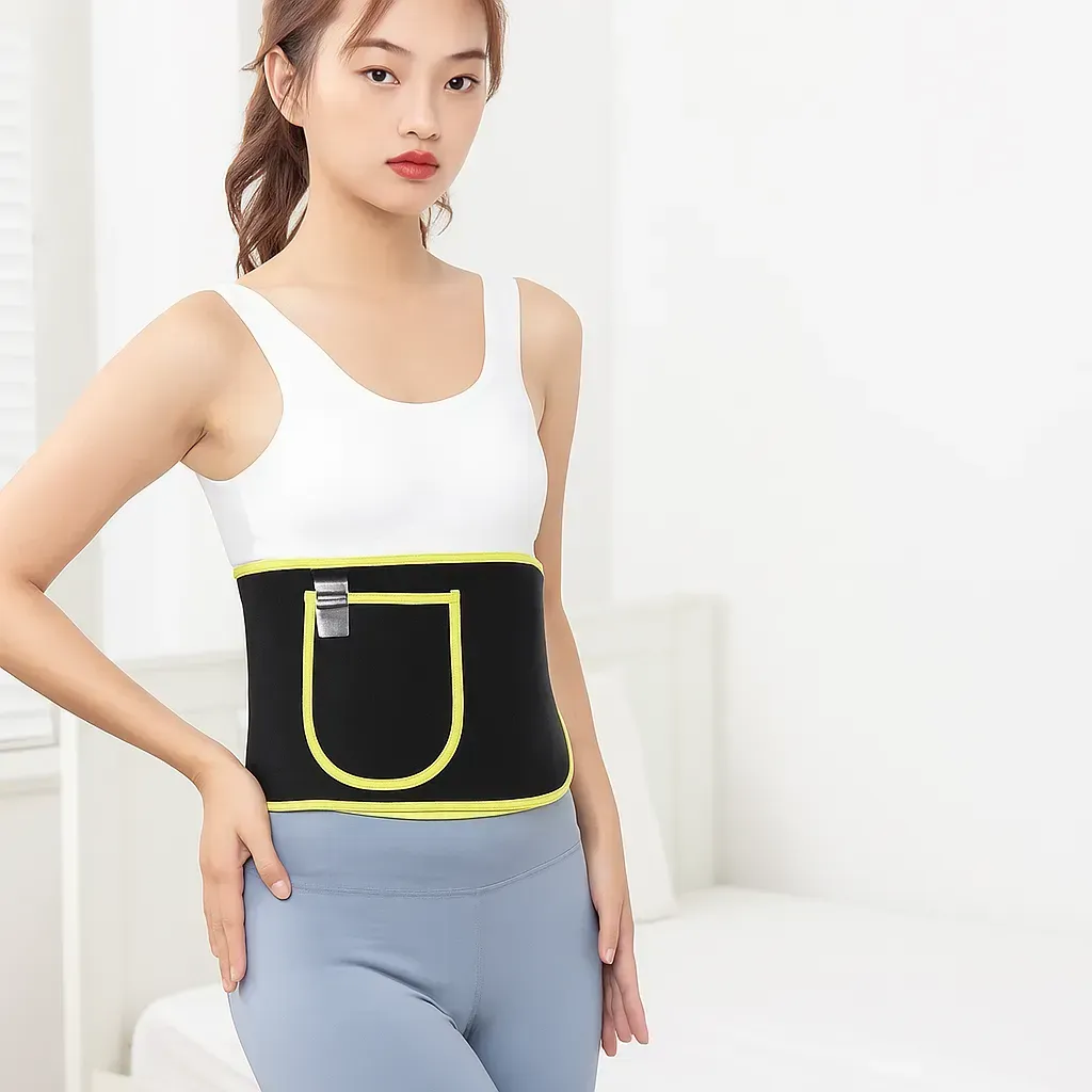 Пояс для похудения A906-225 94х19 см Желтый (30641988) - фото 7 Пояс для похудения A906-225 94х19 см Желтый (30641988) - фото 7