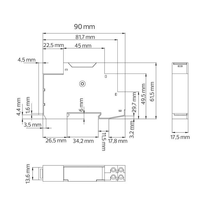 Таймер суточный механический Horoz TIMER-3 на DIN-рейке 16A (65264) - фото 2