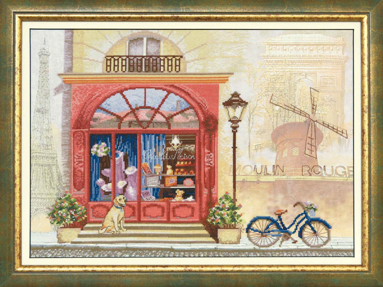 Набор для вышивания крестом Crystal Art Путешествие во Францию ​​(ВТ-520)