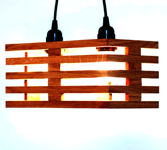 Подвесной светильник из дерева Буар Савоярди (ЛЮС-000615)