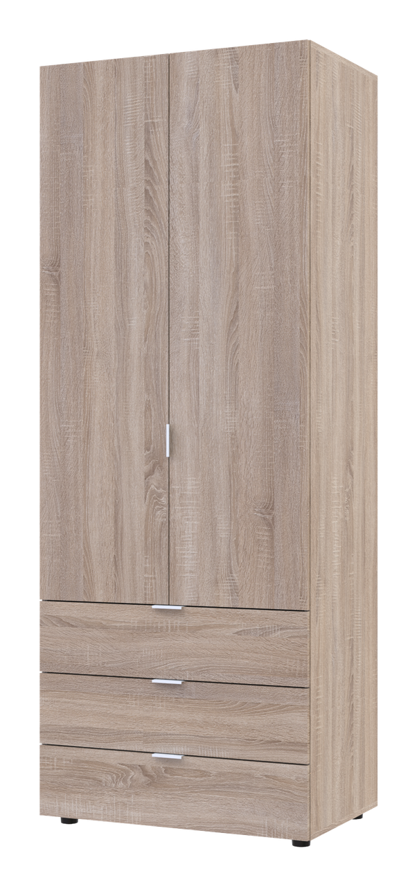 Шкаф распашной для одежды Doros Гелар 77,5х49,5х203,4 см Сонома (26819197)