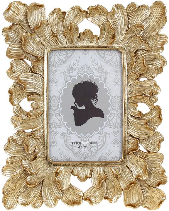 Фоторамка Joses для фото 10х15 см полистоун Золото (BD-450-252)