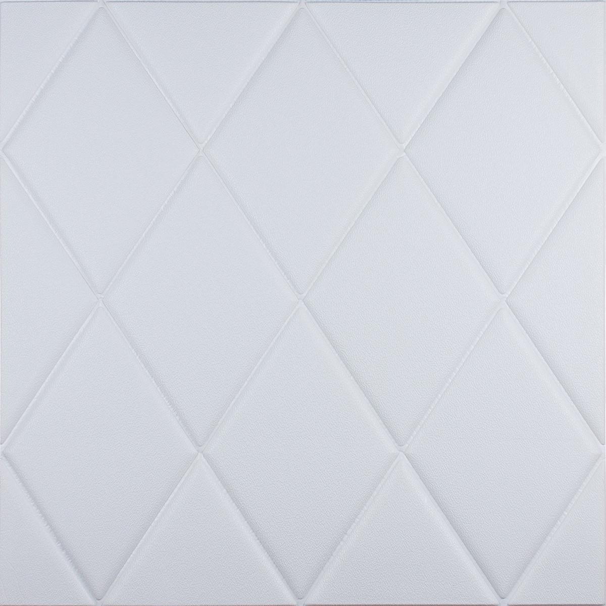 Панель самоклеящаяся декоративная настенно-потолочная 3d 700х700х7 мм (162)