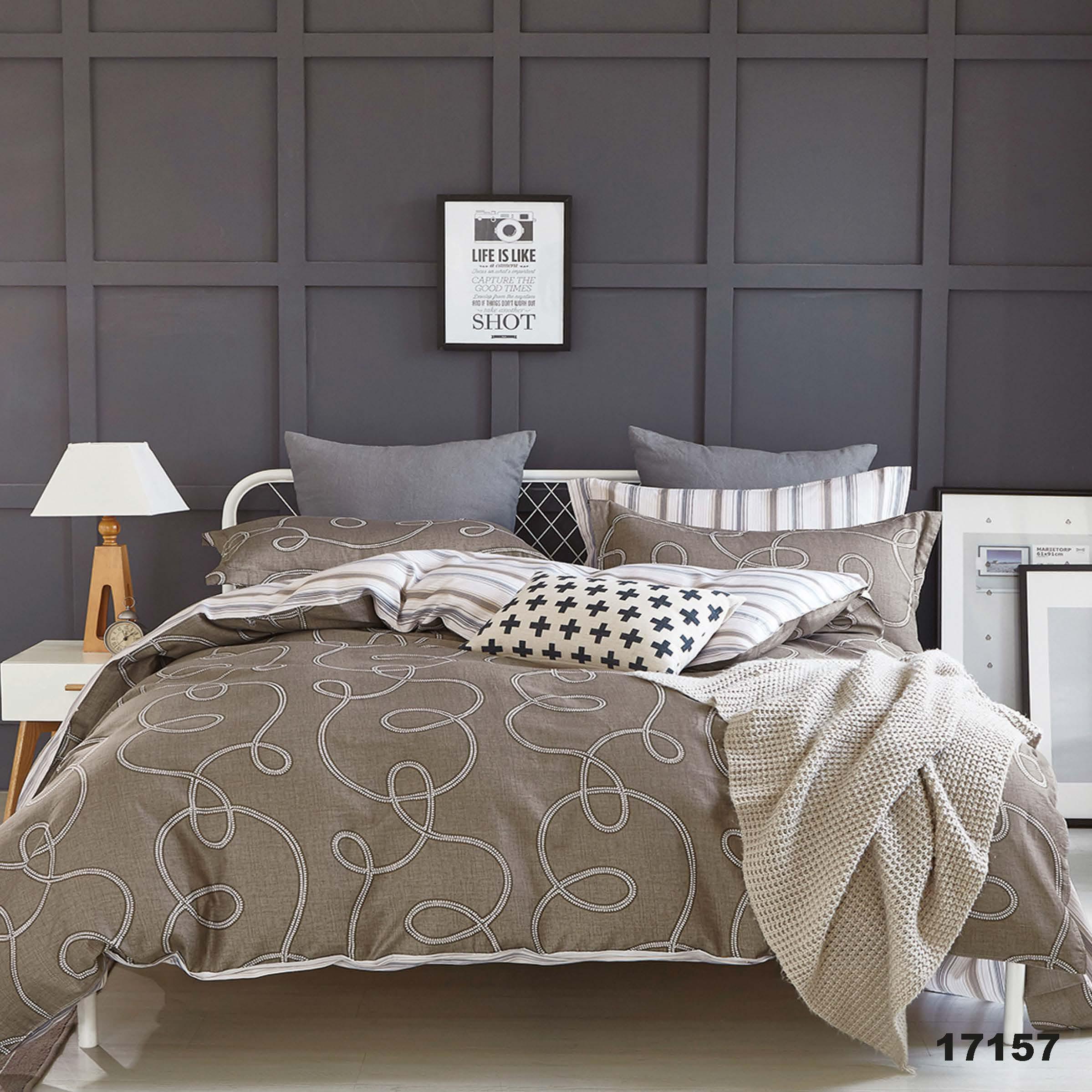 Комплект постельного белья Viluta 17157 ранфорс двуспальный (07673)