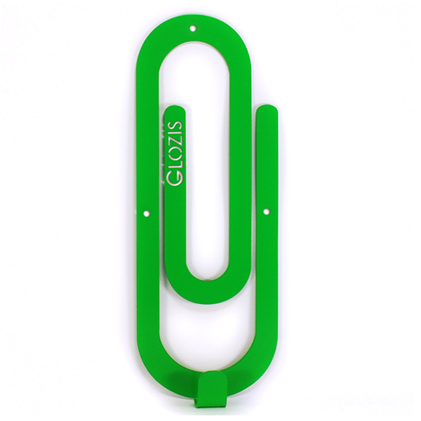 Крючок настенный Glozis Clip Green H-011 26х10 см