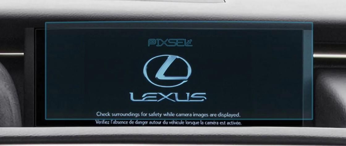 Защитное стекло Pixsel гибридное матовое на монитор Lexus RC 10,6" 2018