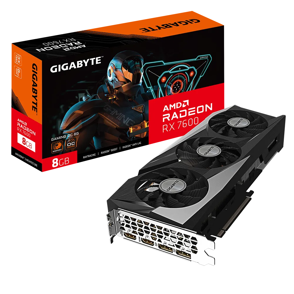 Видеокарта Gigabyte GV-R76GAMING OC-8GD (12058686) - фото 6