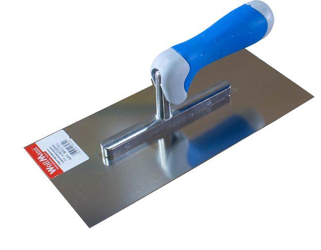 Терка гладкая Woffmann из нержавейки с резиновой ручкой 130х270 мм Терка гладкая Woffmann из нержавейки с резиновой ручкой 130х270 мм