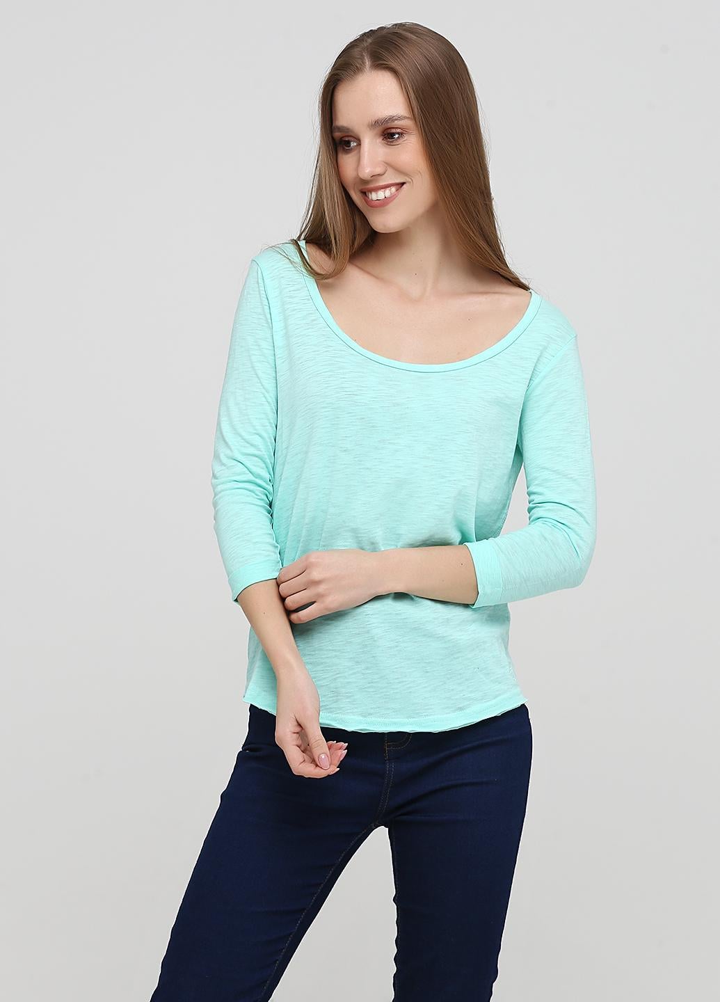Лонгслив женский Tom Tailor XS Мятный (1025007b35)