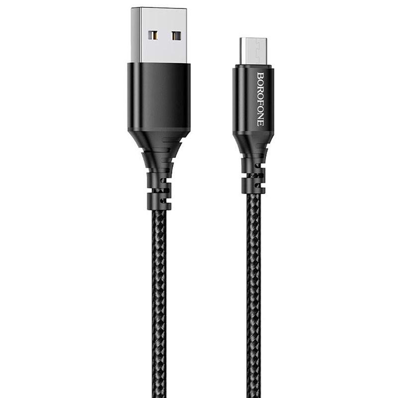 Дата кабель Borofone BX54 Ultra bright USB to MicroUSB 1 м Black Дата кабель Borofone BX54 Ultra bright USB to MicroUSB 1 м Black