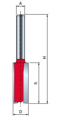Фреза концевая Freud 34-11008P D25,4 h12,7 H55,2 (34-11008P) - фото 4